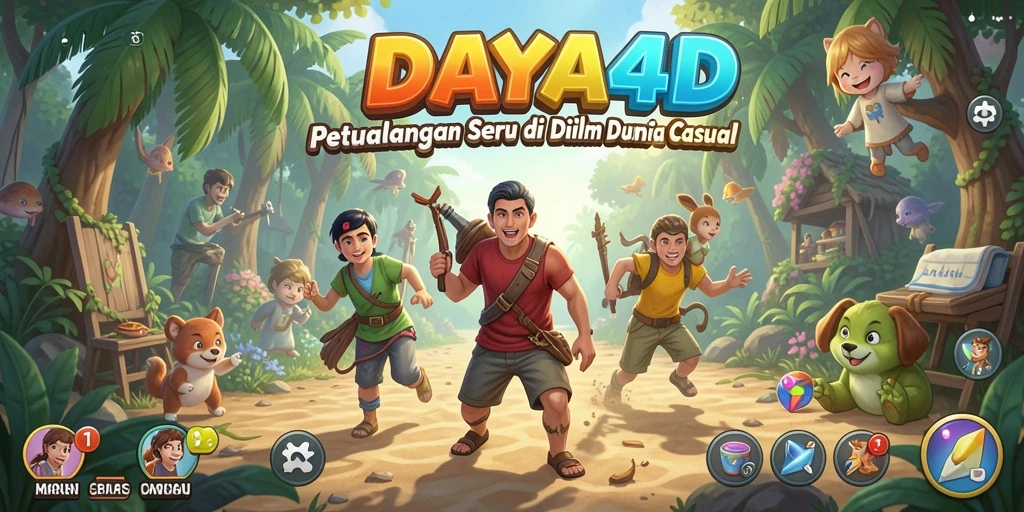 Tampilan gameplay seru dari DAYA4D yang penuh warna.