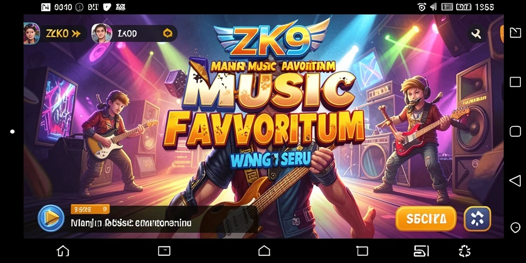 Screenshot menunjukkan gameplay ZK9 yang seru dan interaktif.